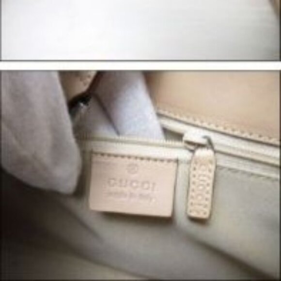 GUCCI GG  Jackie O Hobo Pink Shoulder Bag Sherry Monogram Web Leather - Picture 13 of 14